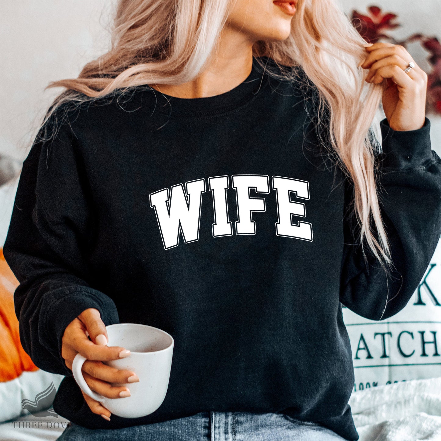 retro wife varsity svg