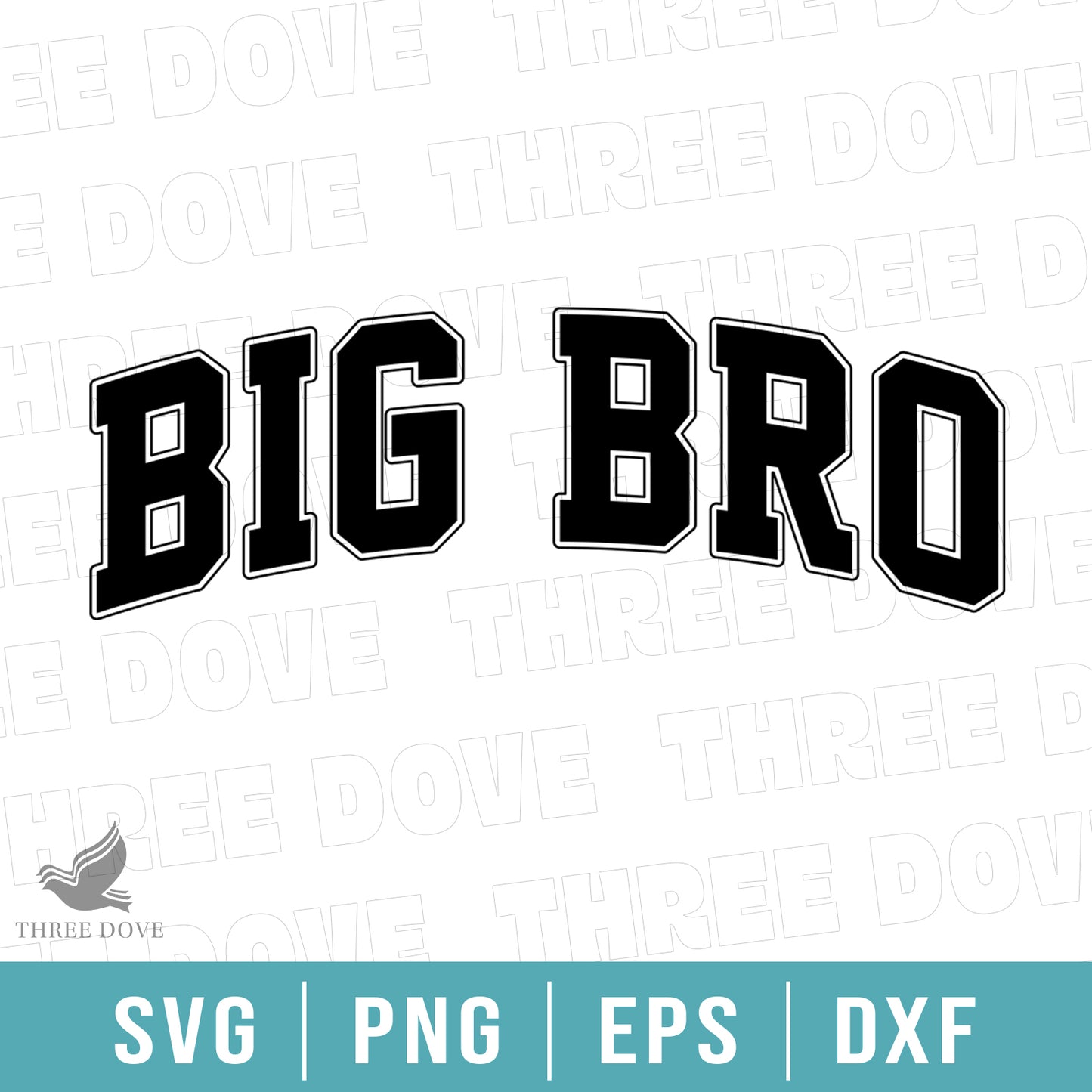 retro big bro varsity svg