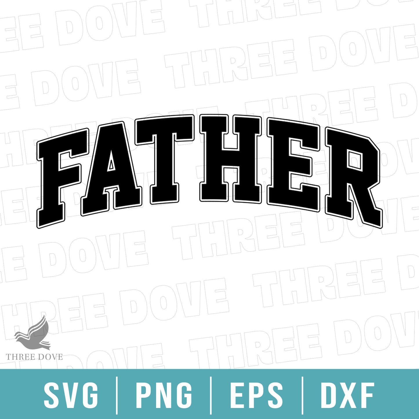 retro father varsity svg