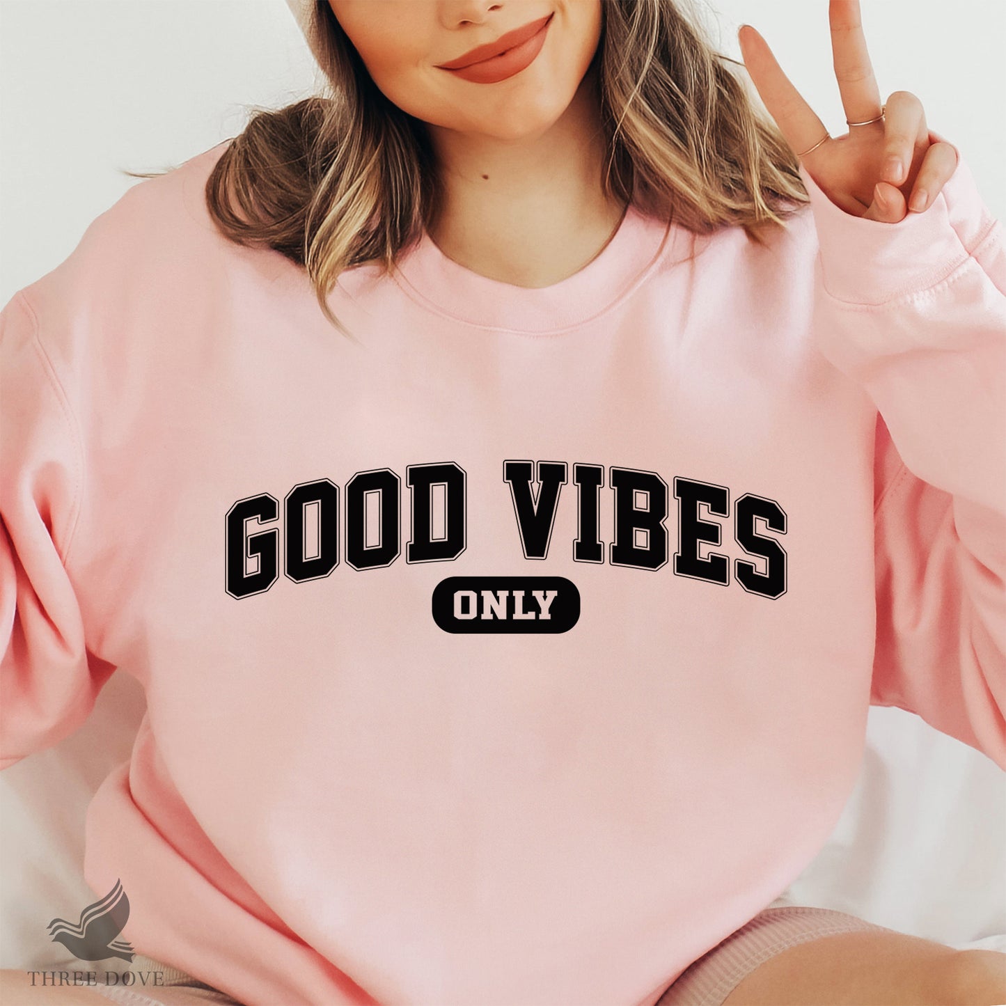 retro good vibes only varsity svg