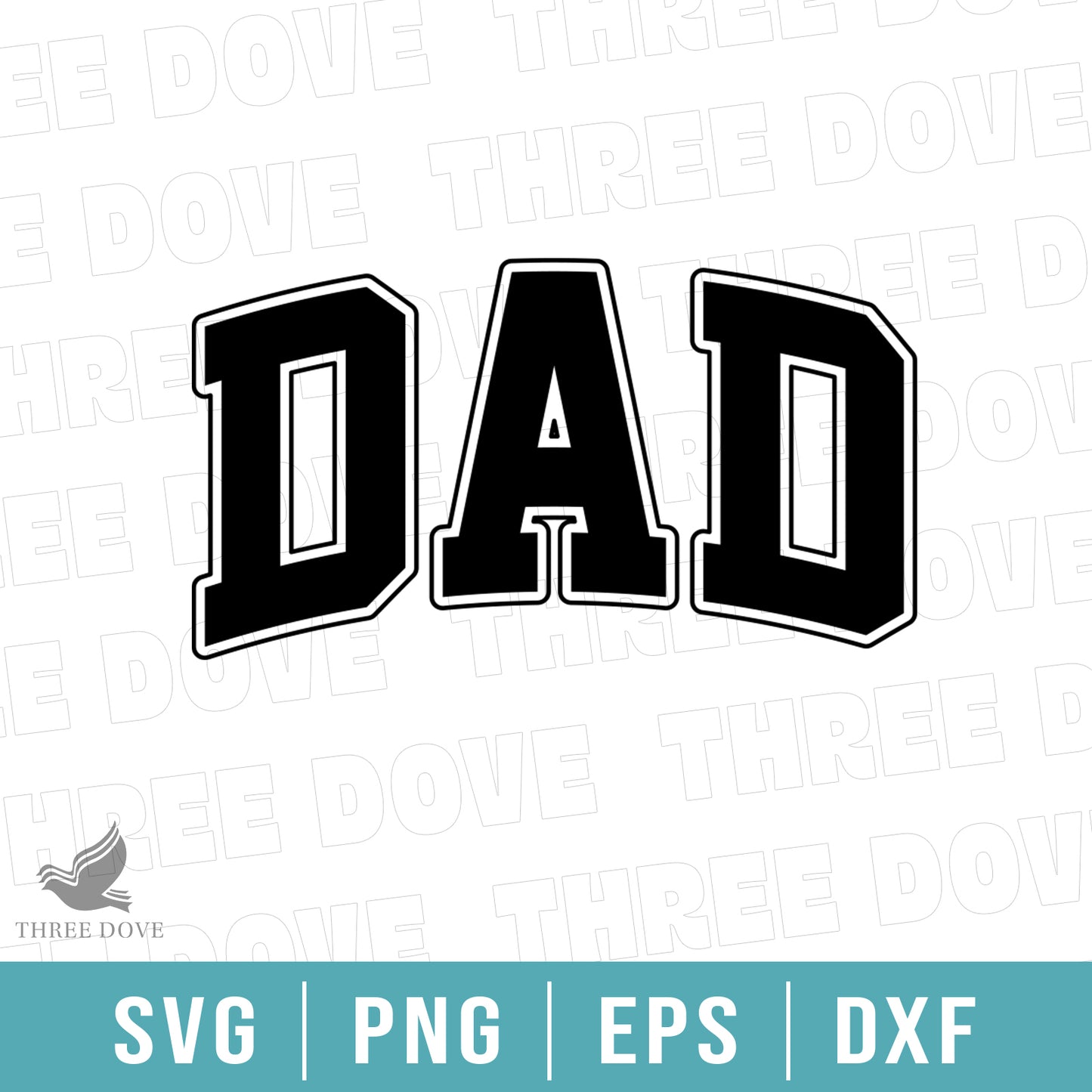 retro dad varsity svg