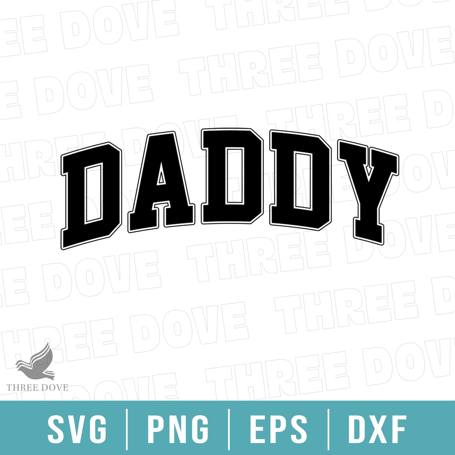 retro daddy varsity svg