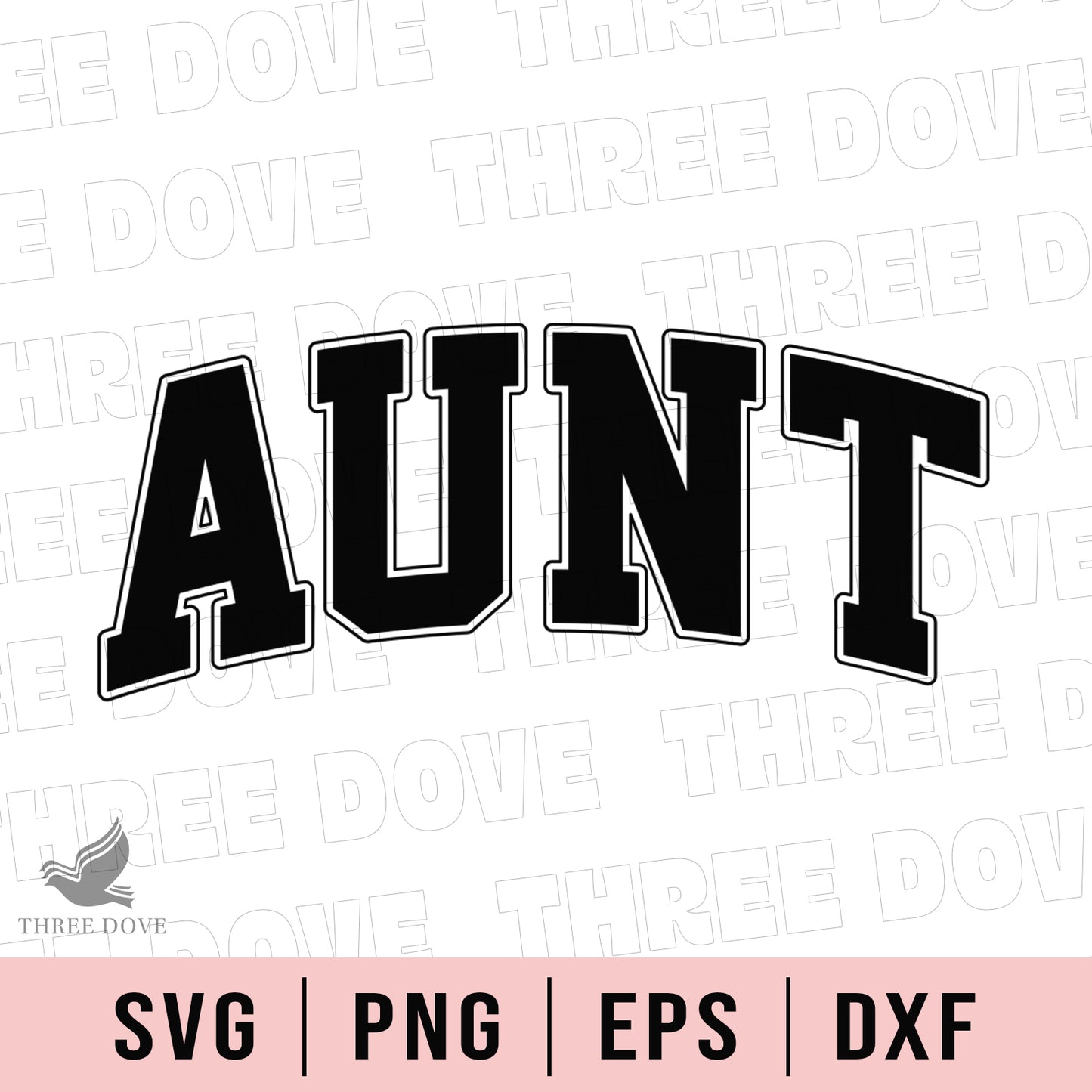 retro aunt varsity svg