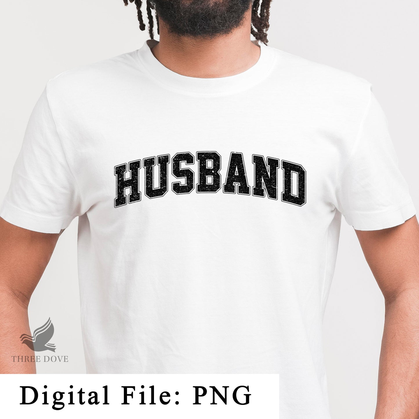 retro husband varsity sublimation png