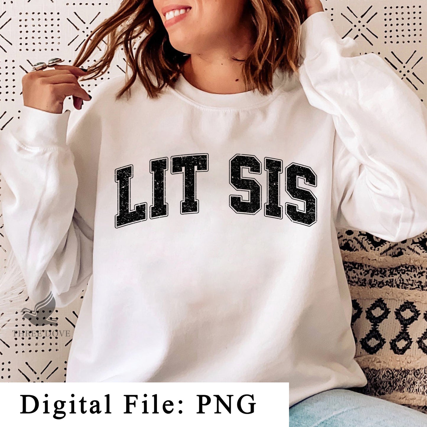 retro lit sis varsity sublimation png