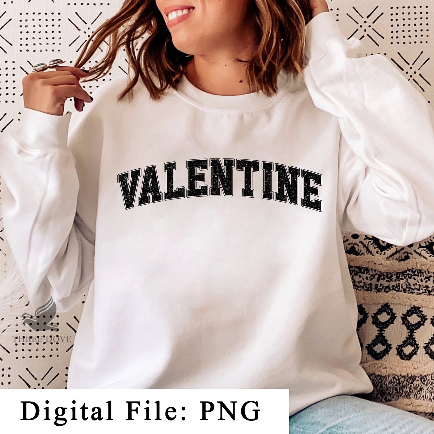 retro valentine varsity sublimation png