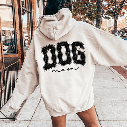 Retro Dog Mom Varsity Sublimation PNG