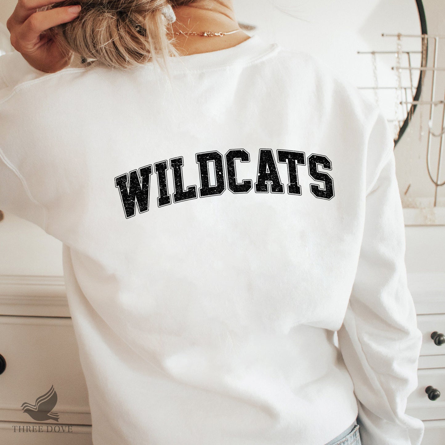 retro wildcats varsity sublimation png