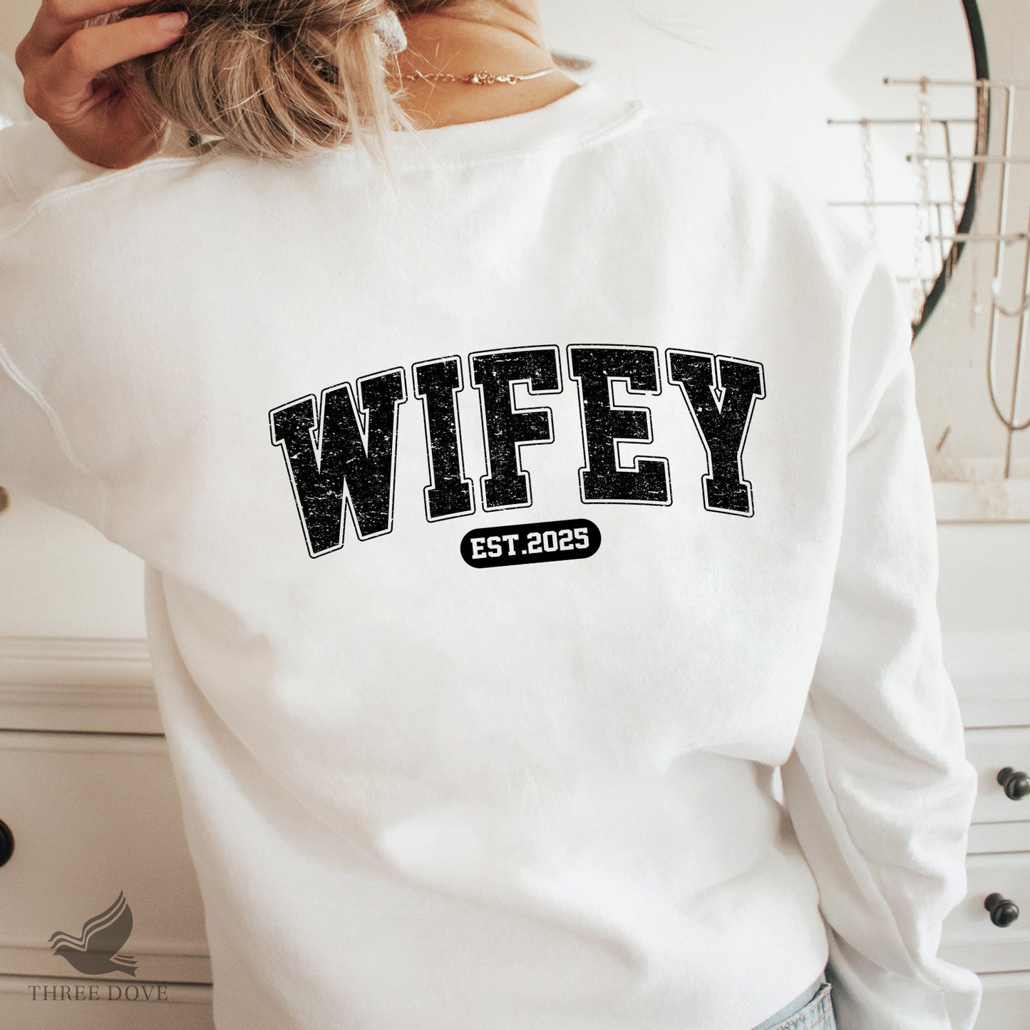 retro wifey est.2025 varsity sublimation png