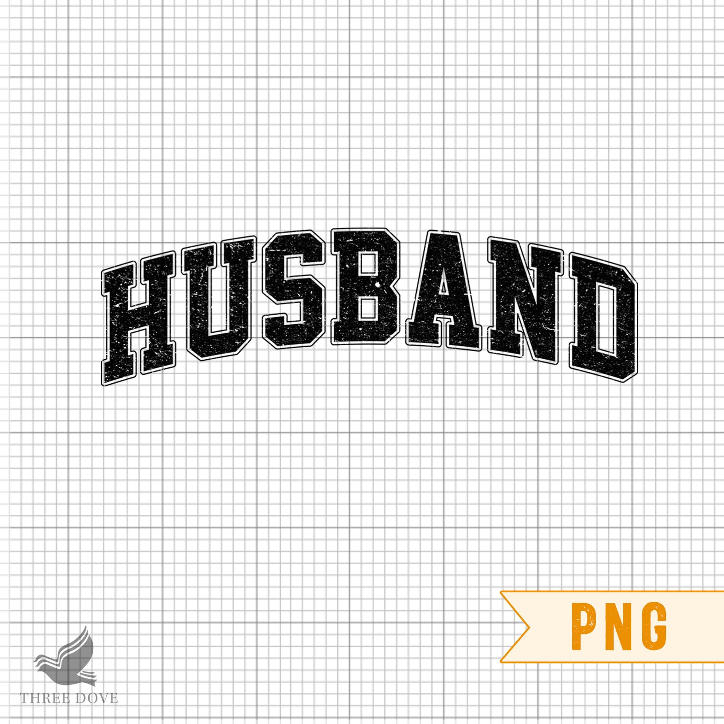 retro husband varsity sublimation png