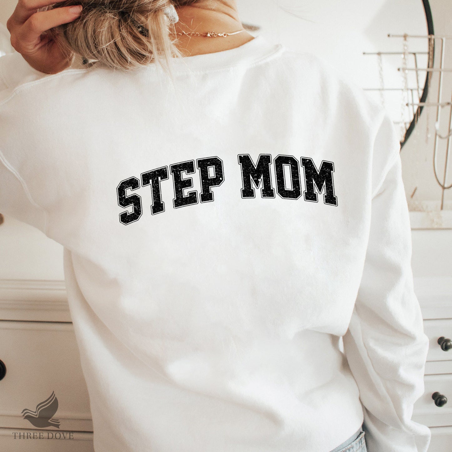 retro step mom varsity sublimation png