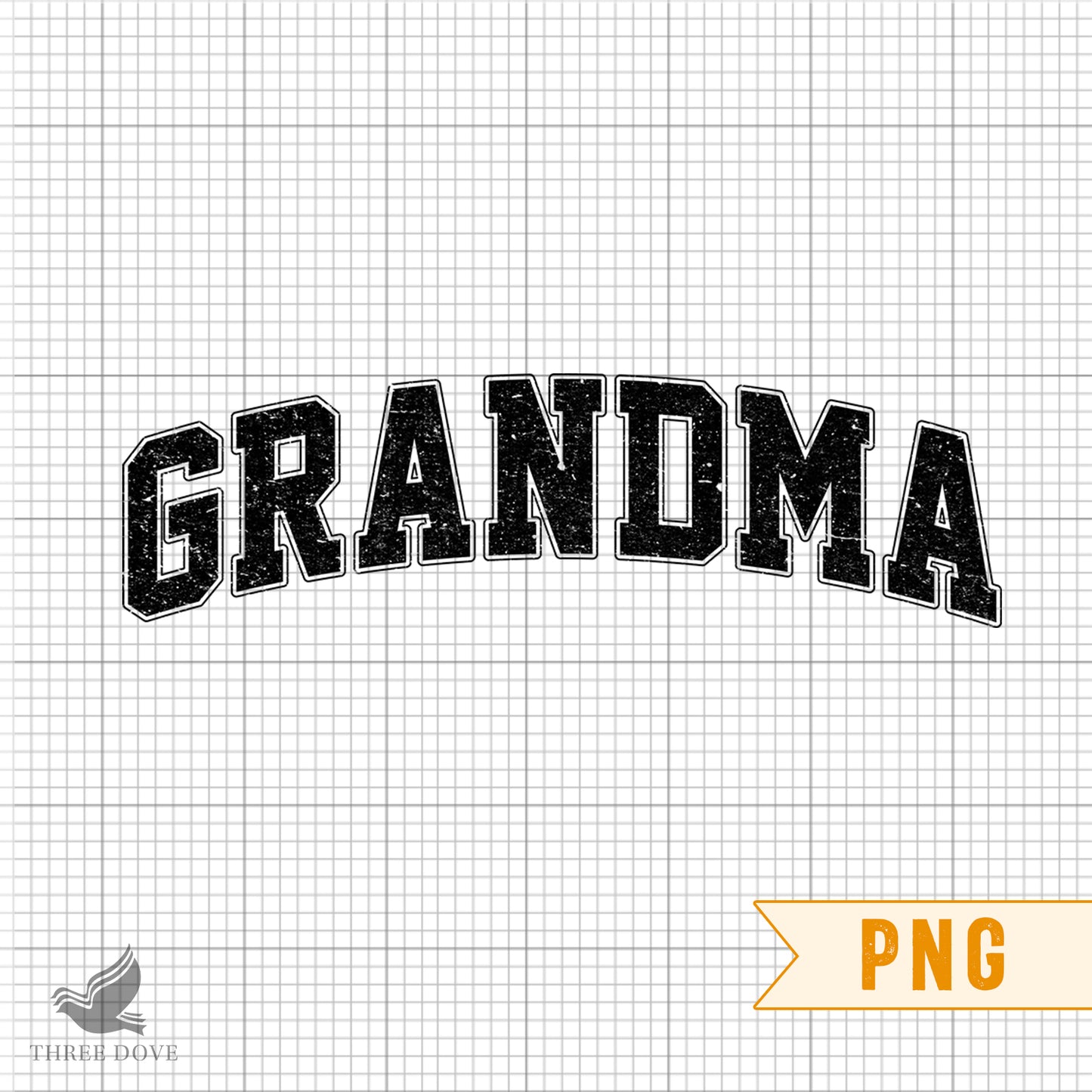 retro grandma varsity sublimation png