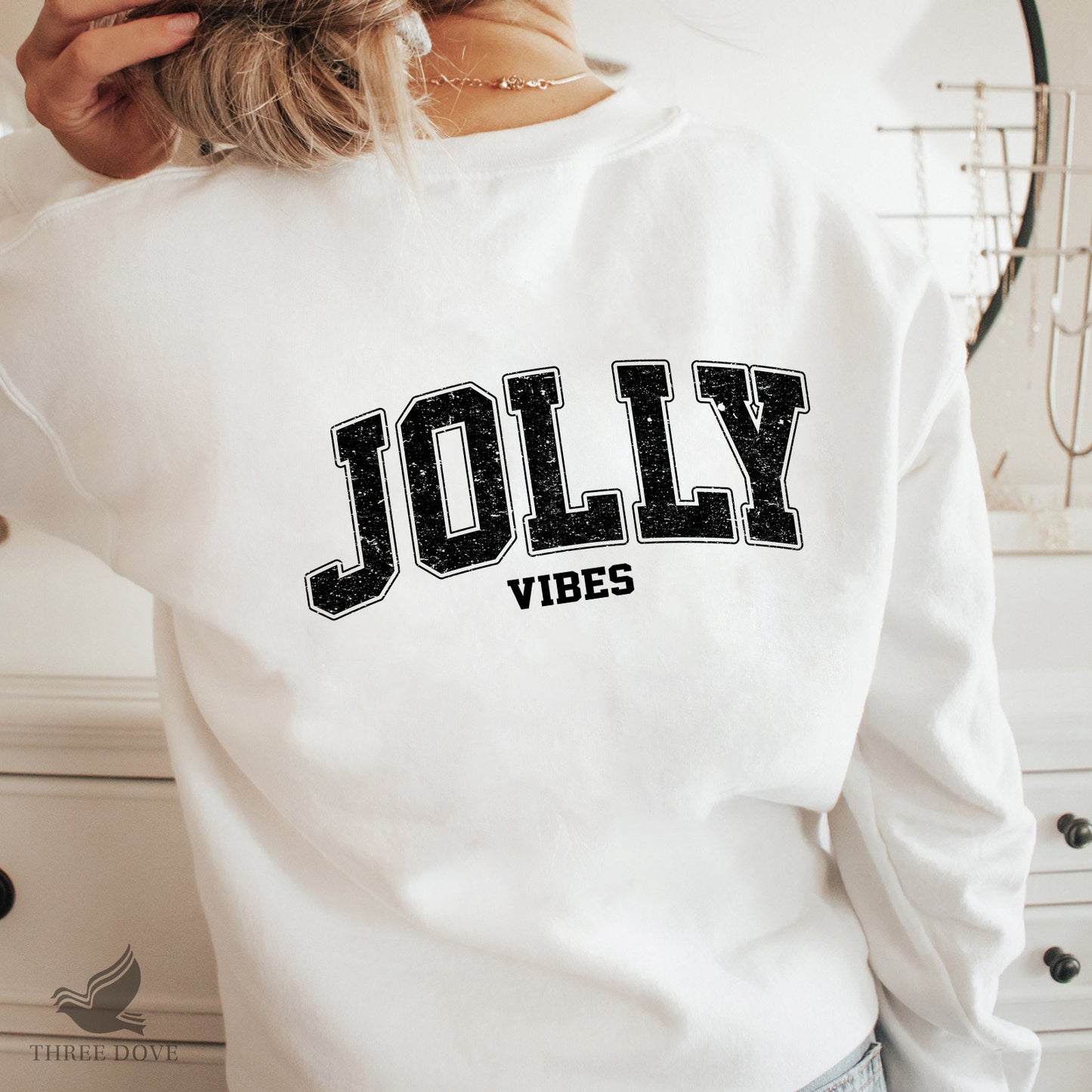 retro jolly vibes varsity sublimation png