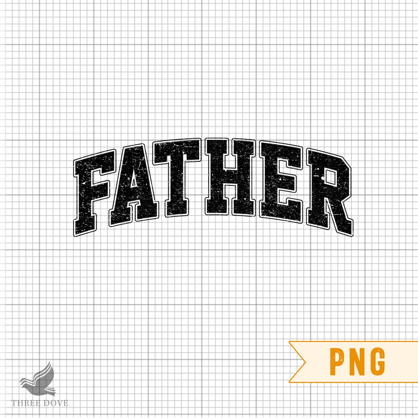 retro father varsity sublimation png