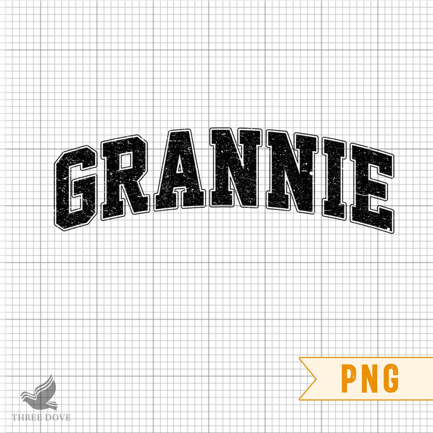 retro grannie varsity sublimation png