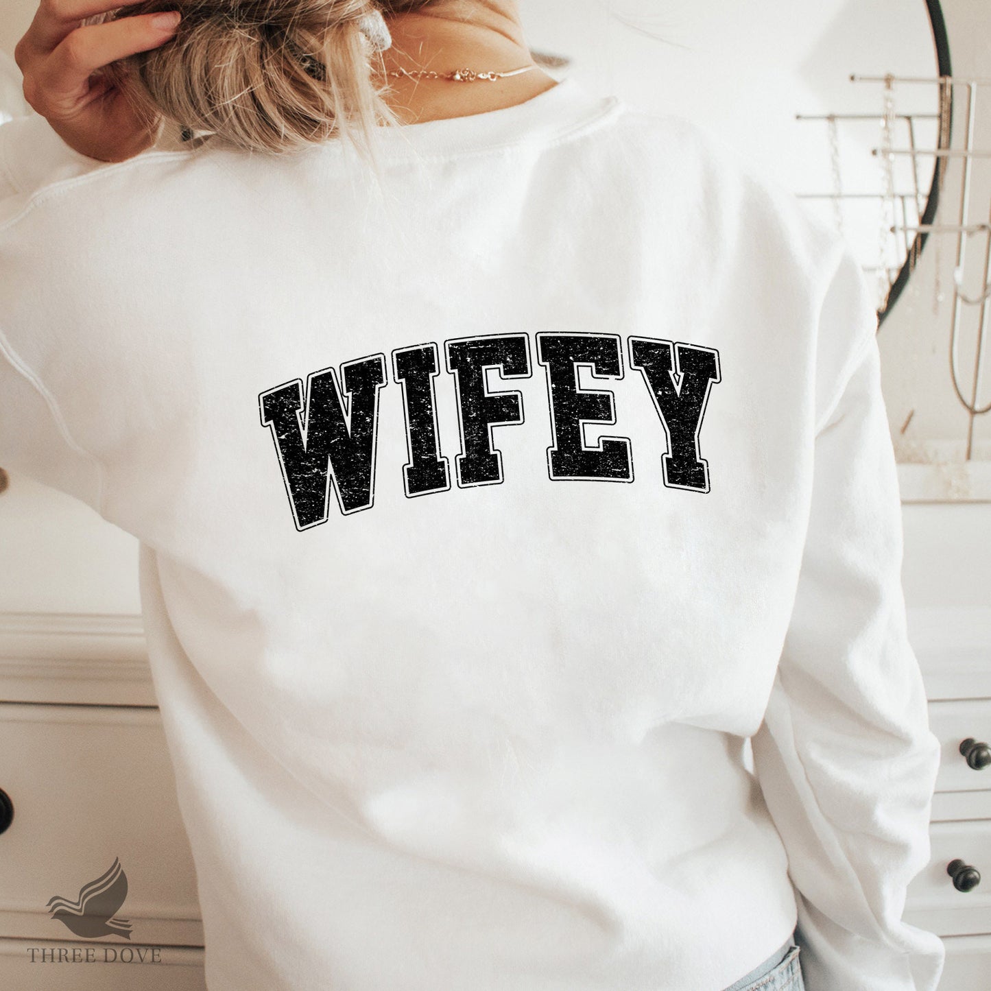 retro wifey varsity sublimation png