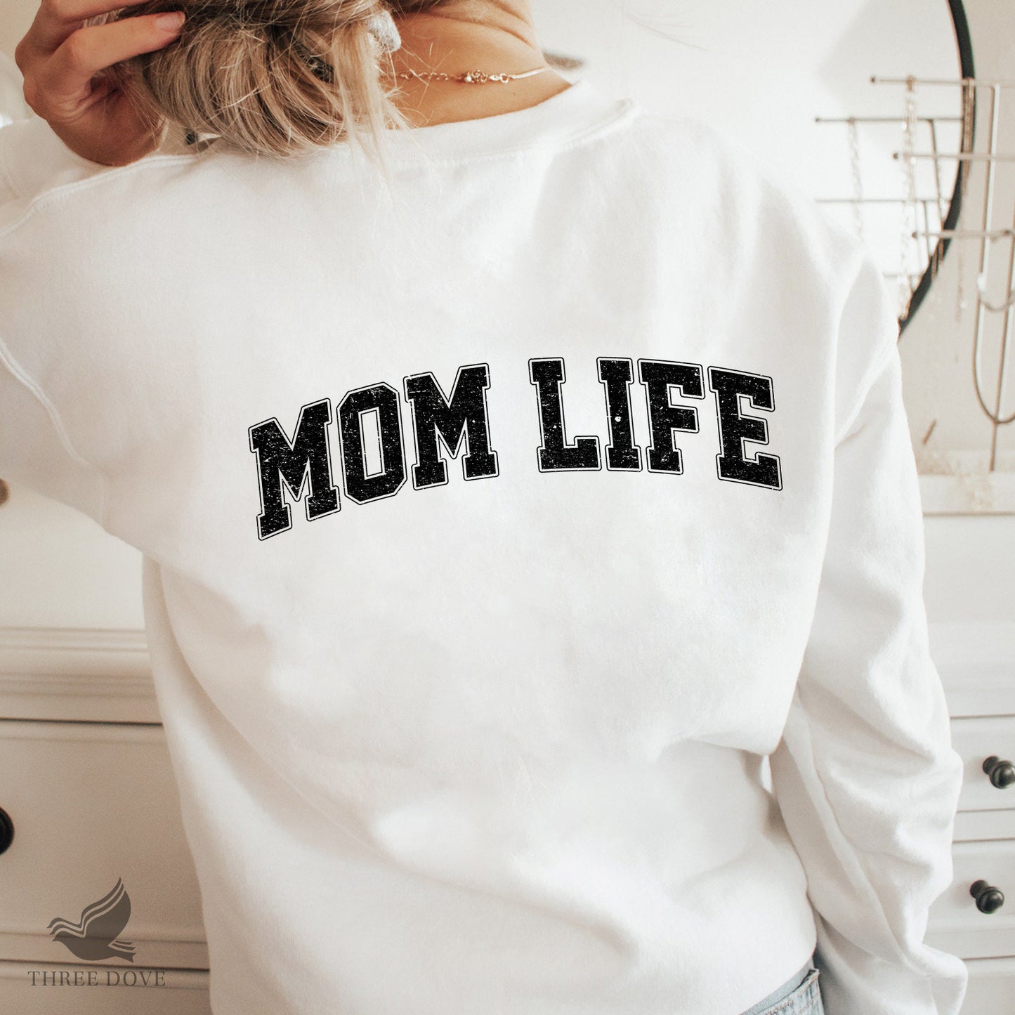 retro mom life varsity sublimation png