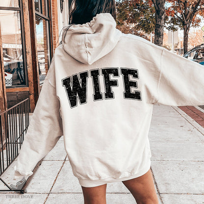 Retro Wife Varsity Sublimation PNG