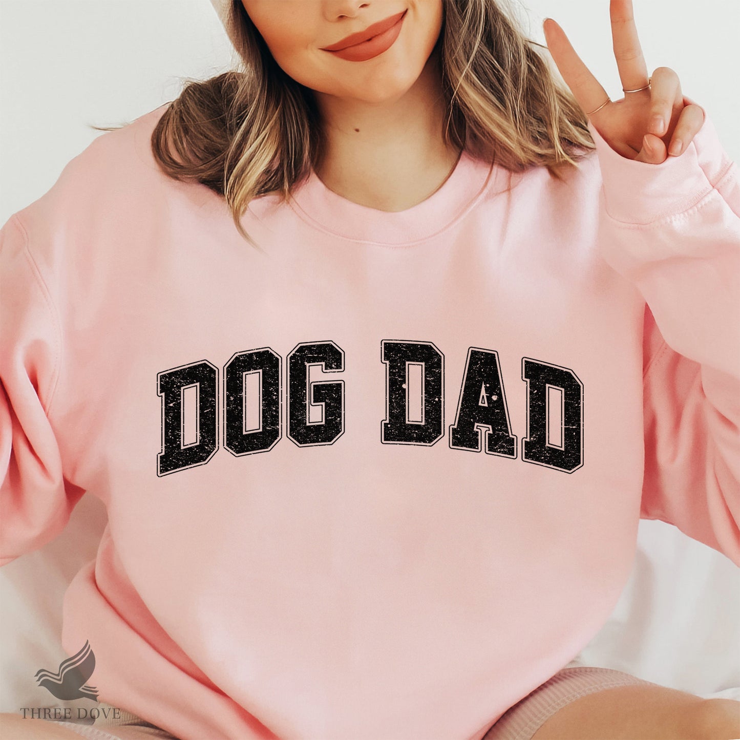 retro dog dad varsity sublimation png