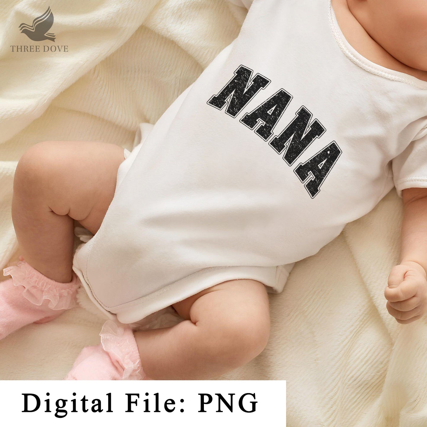 retro nana varsity sublimation png