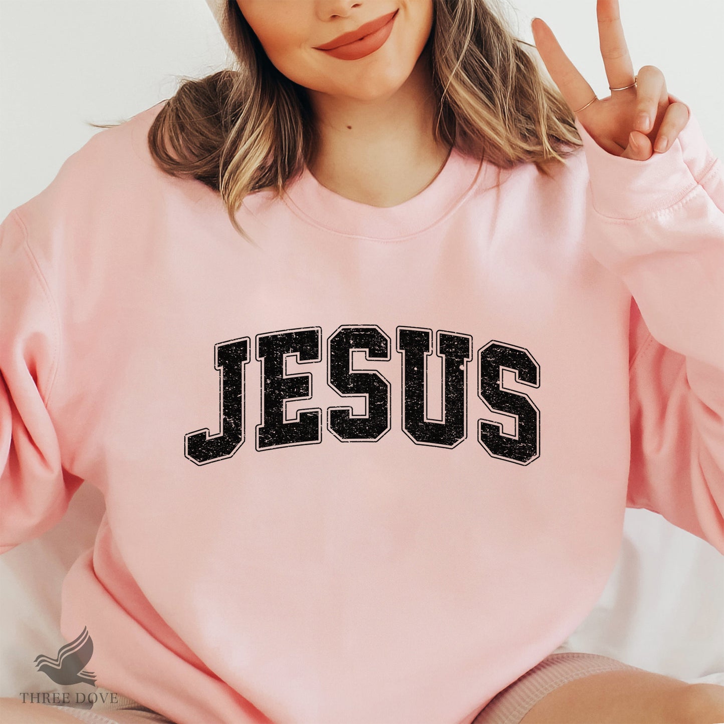 retro jesus varsity sublimation png