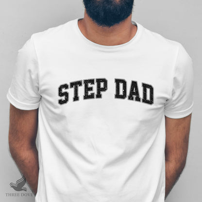 Retro Step Dad Varsity Sublimation PNG