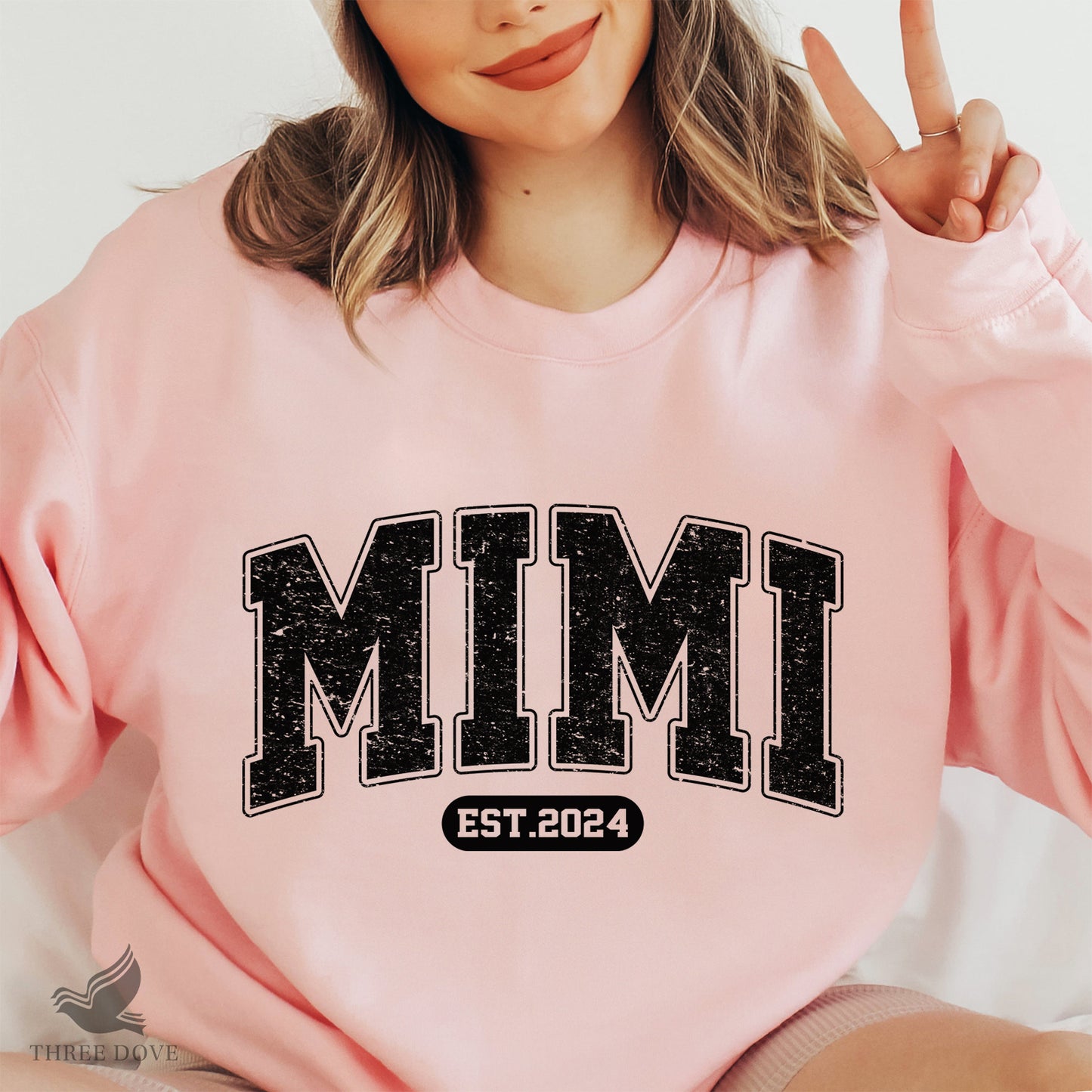 retro mimi est.2024 varsity sublimation png