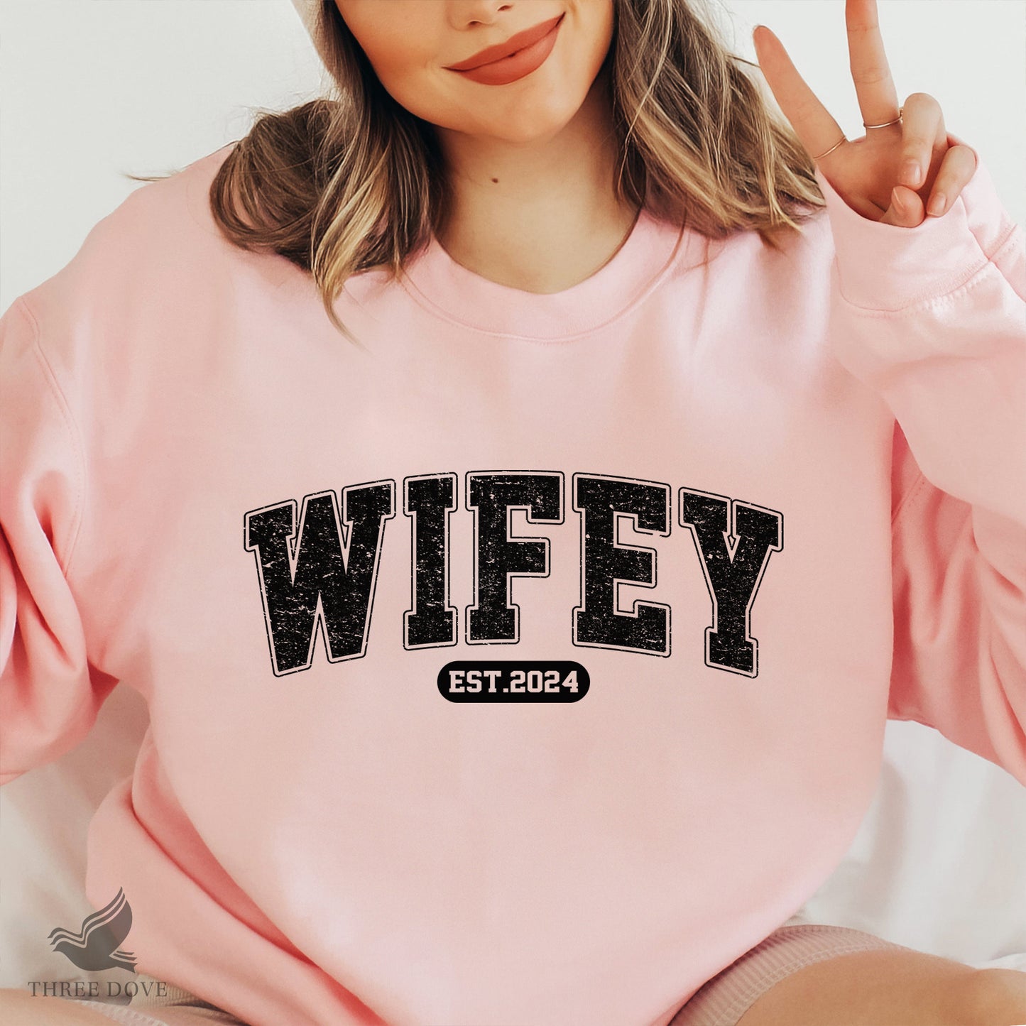 retro wifey est.2024 varsity sublimation png