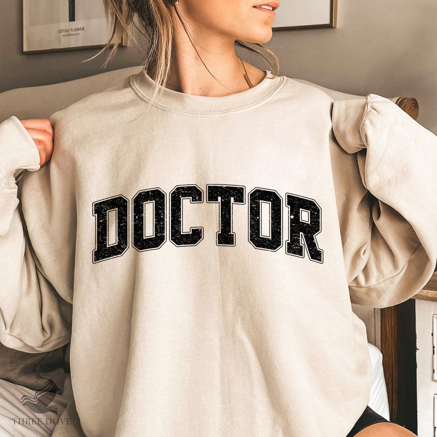 retro doctor varsity sublimation png