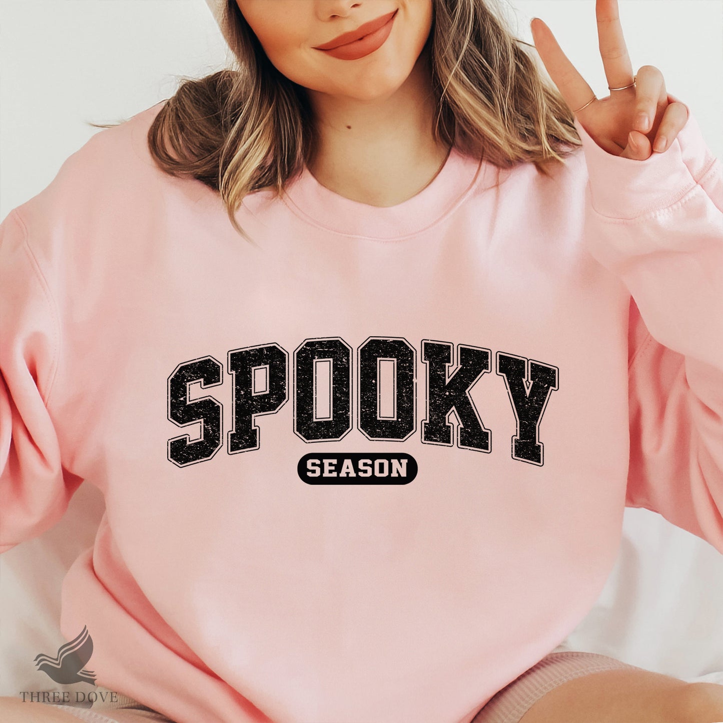 retro spooky season varsity sublimation png