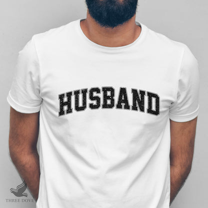 Retro Husband Varsity Sublimation PNG