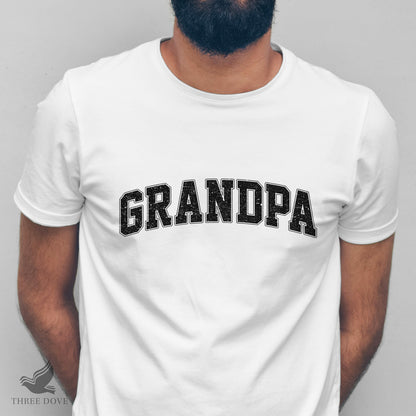 Retro Grandpa Varsity Sublimation PNG