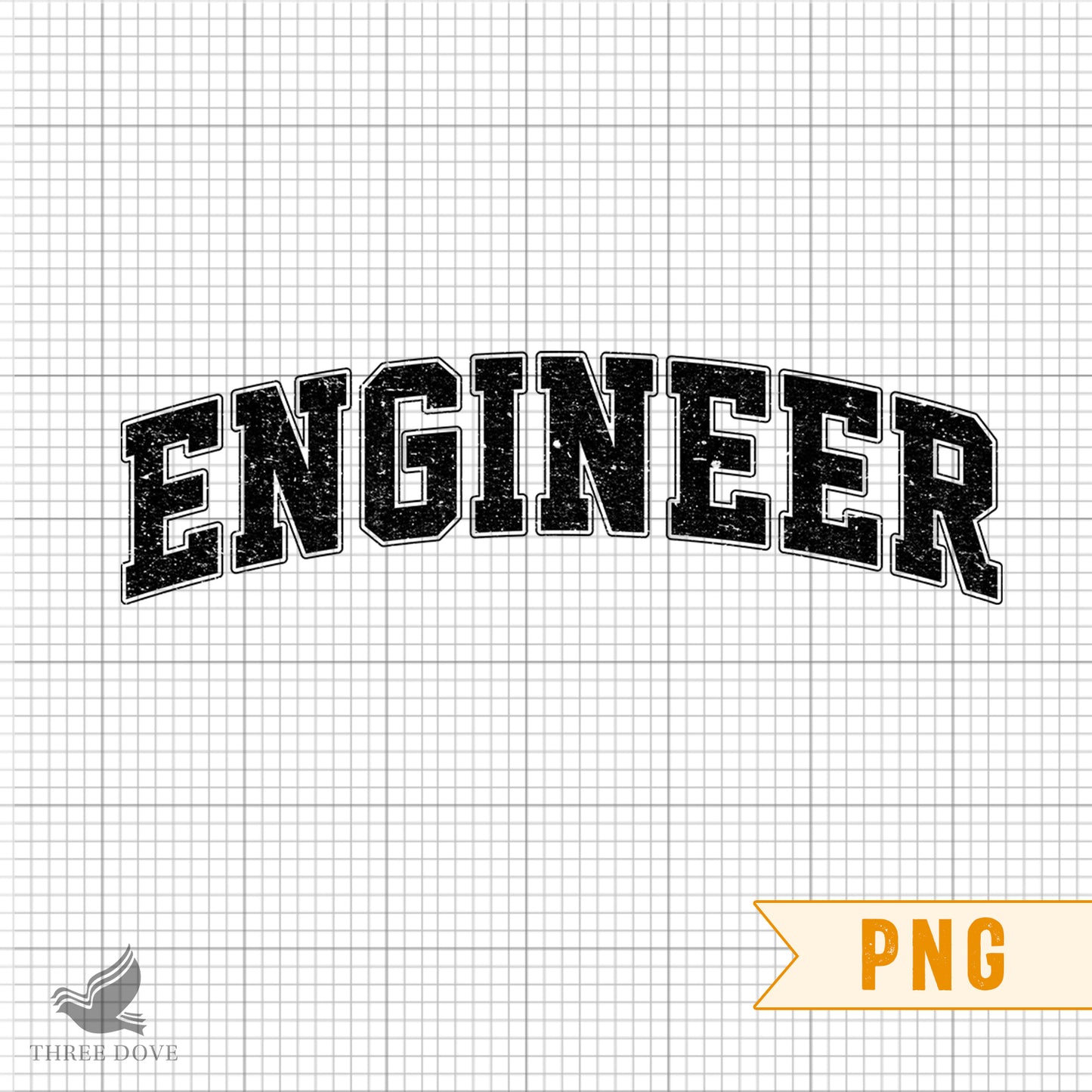 retro engineer varsity sublimation png