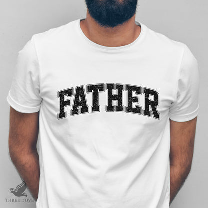 Retro Father Varsity Sublimation PNG