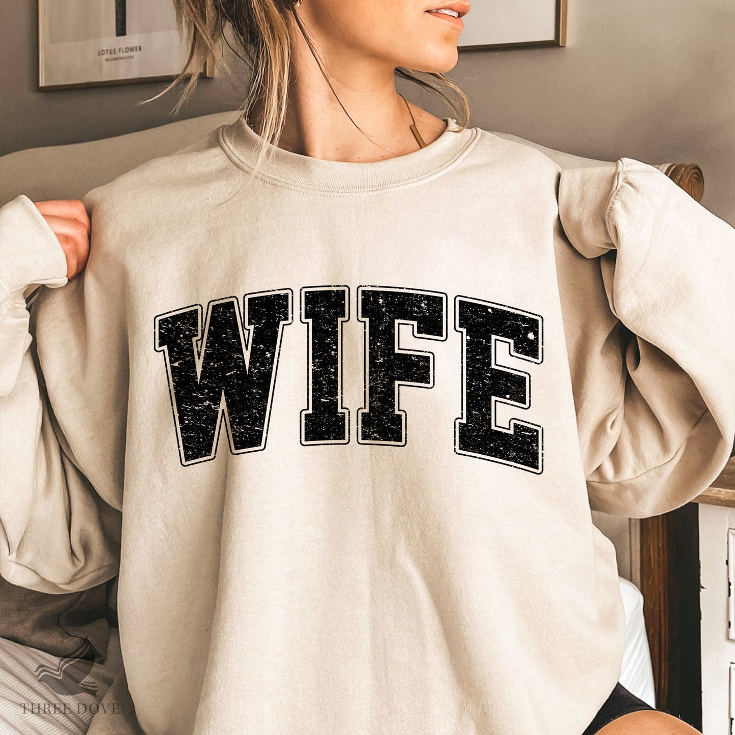 retro wife varsity sublimation png