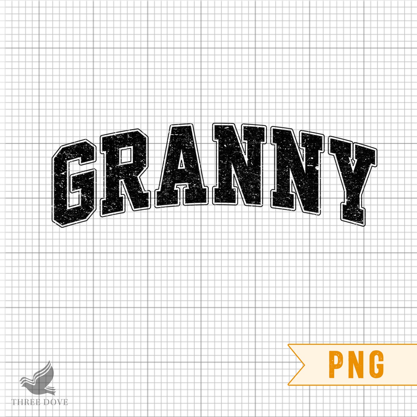 retro granny varsity sublimation png