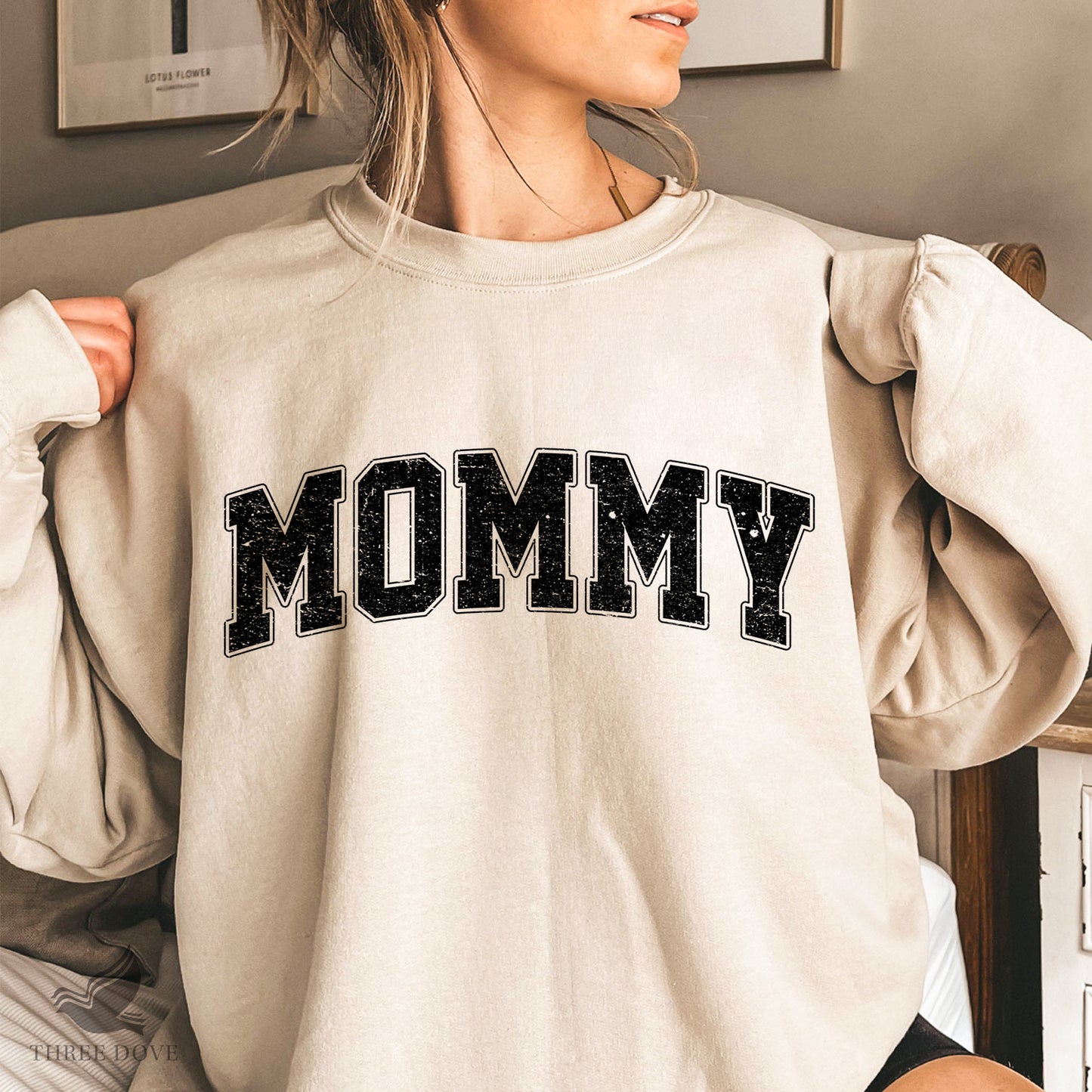 retro mommy varsity sublimation png