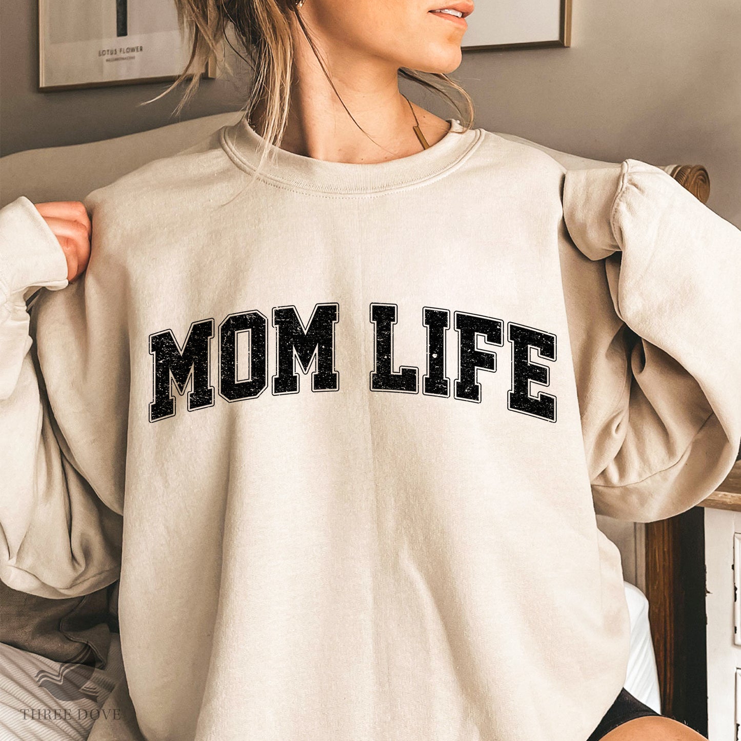 retro mom life varsity sublimation png