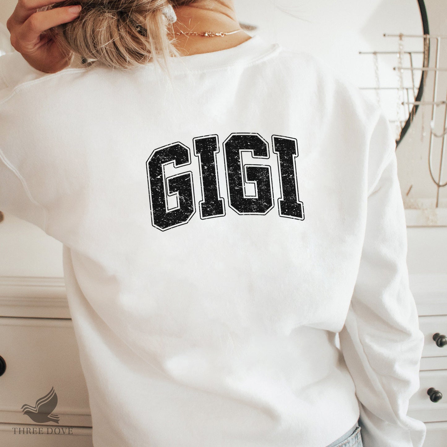 retro gigi varsity sublimation png