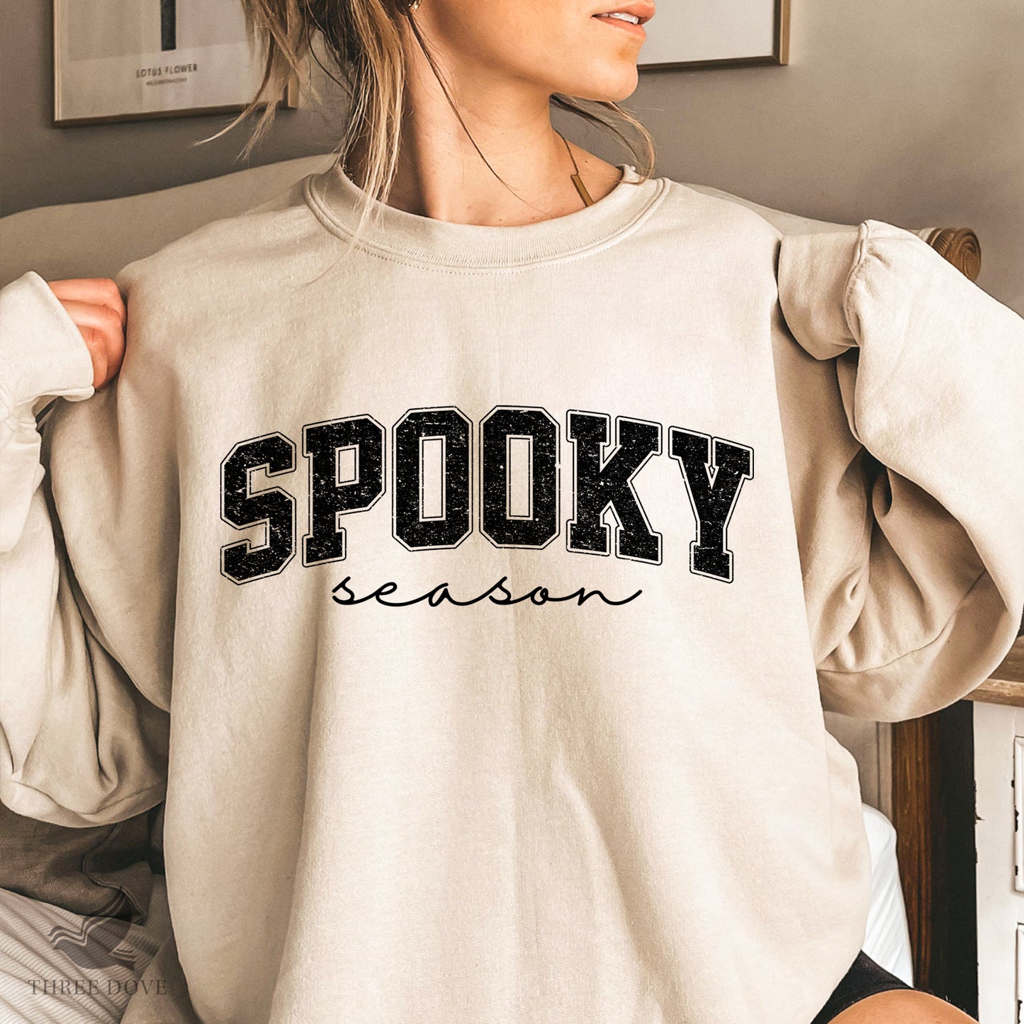 spooky season varsity sublimation png