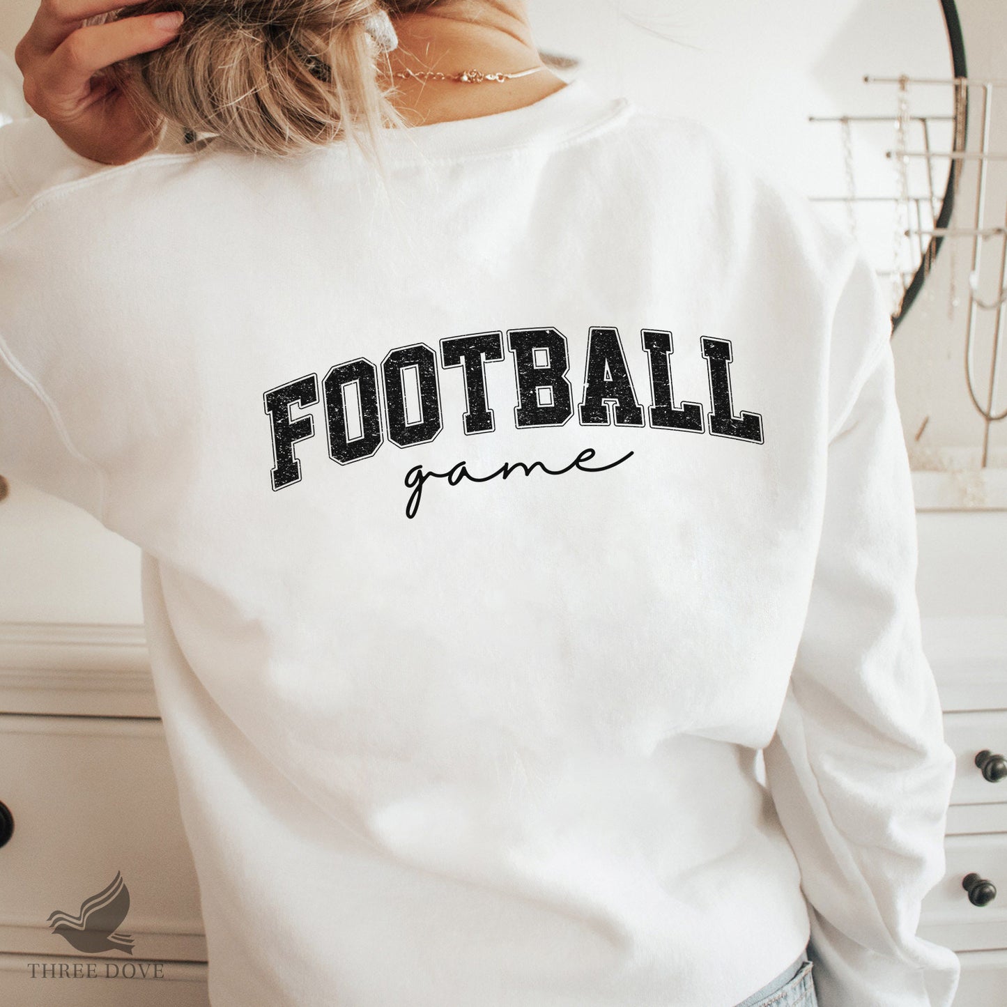 retro football game varsity sublimation png