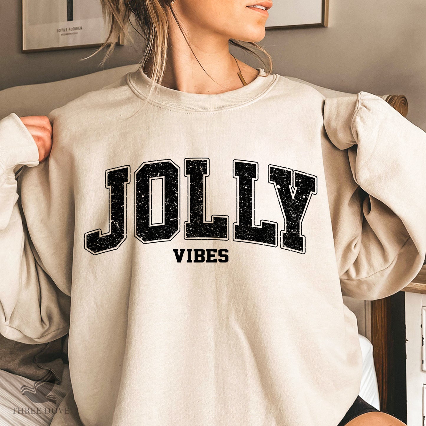 retro jolly vibes varsity sublimation png