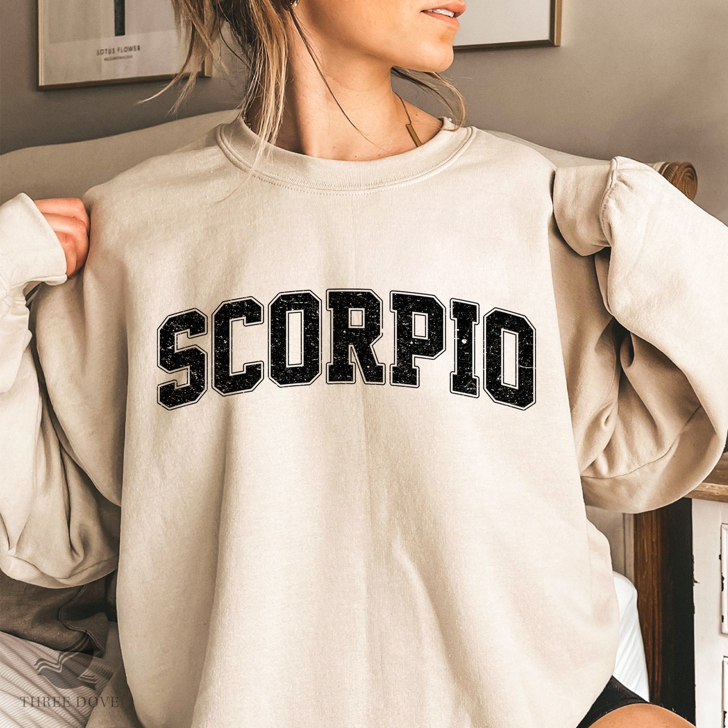 retro scorpio varsity sublimation png