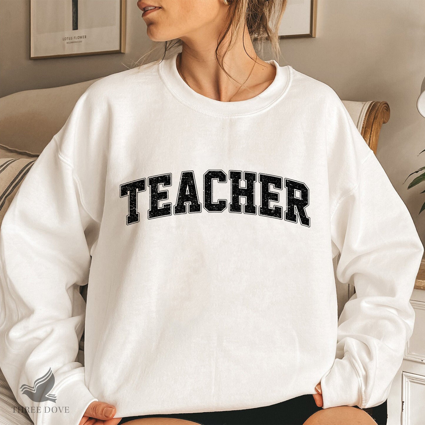 retro teacher varsity sublimation png