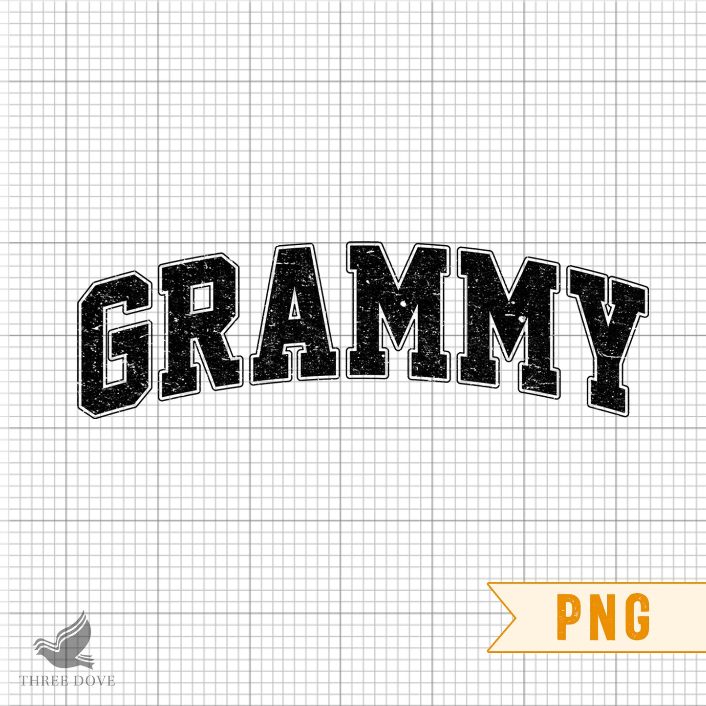 retro grammy varsity sublimation png