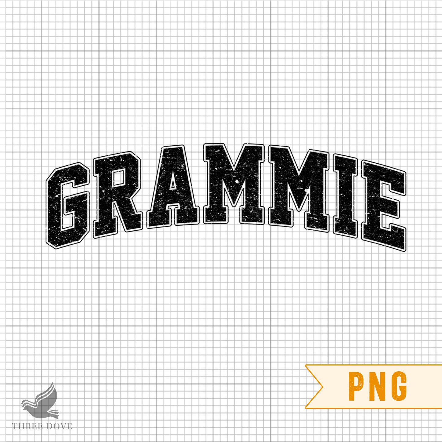 retro grammie varsity sublimation png