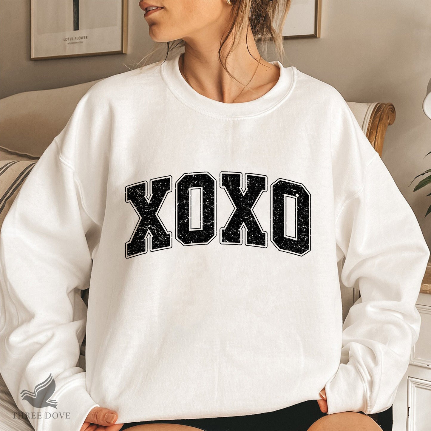 retro xoxo varsity sublimation png