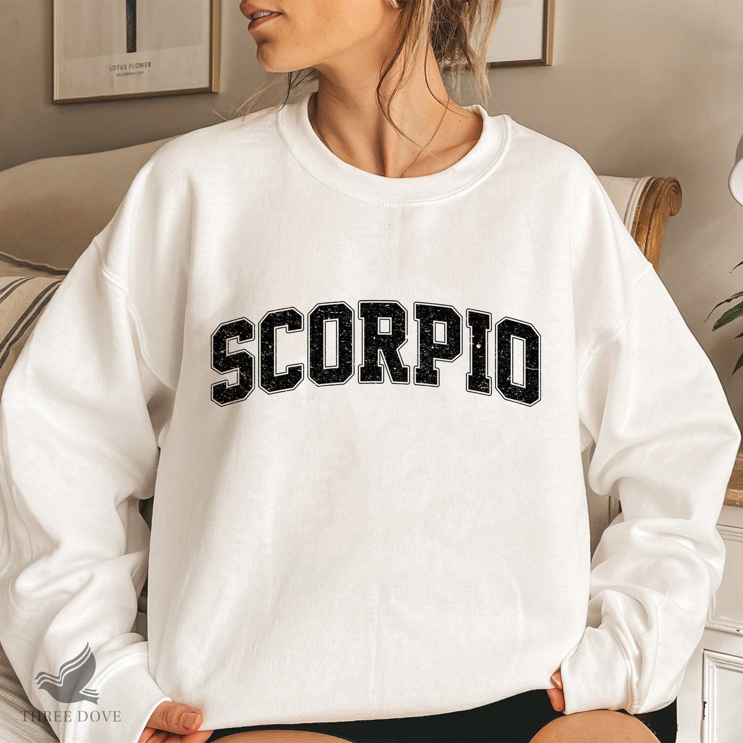 retro scorpio varsity sublimation png