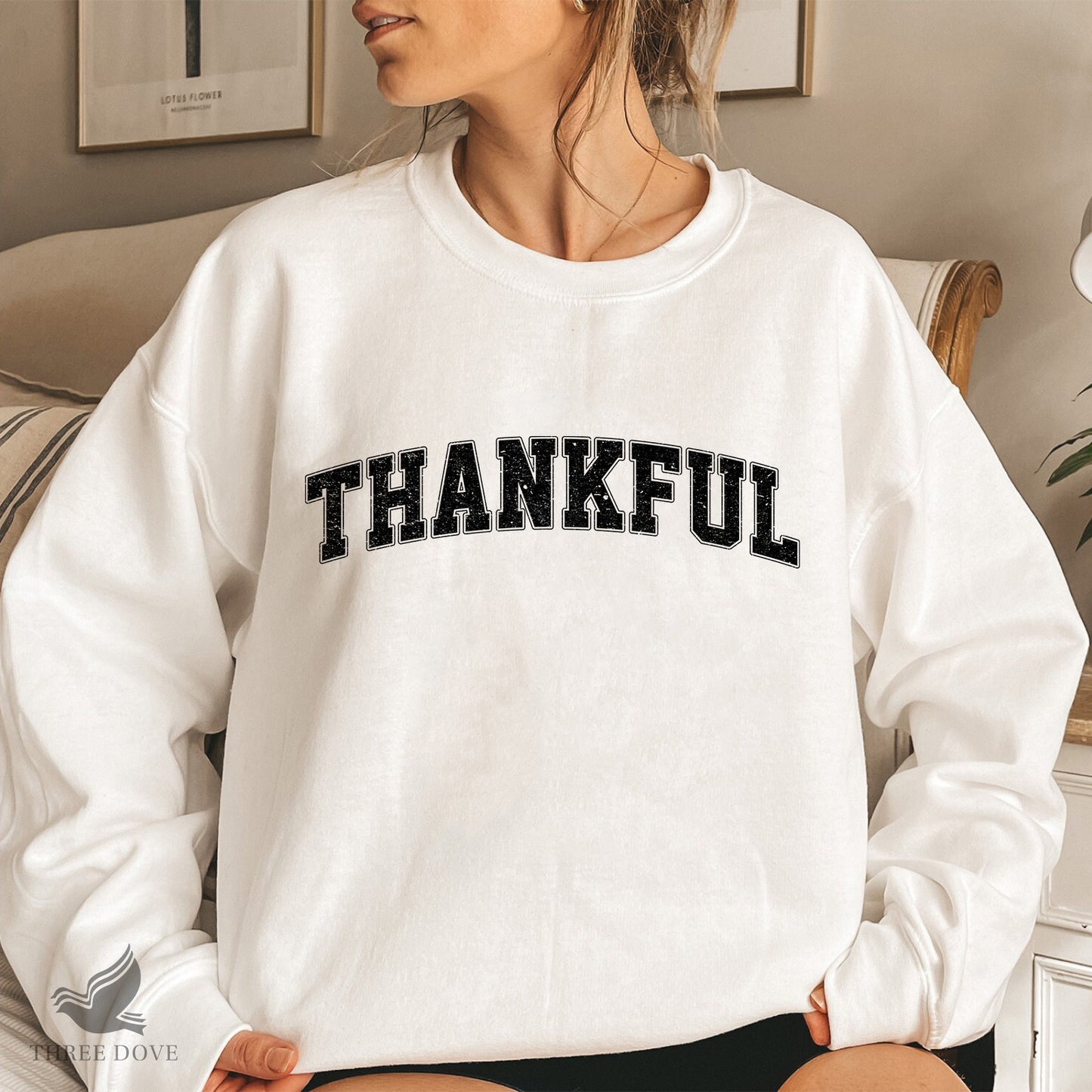 retro thankful varsity sublimation png