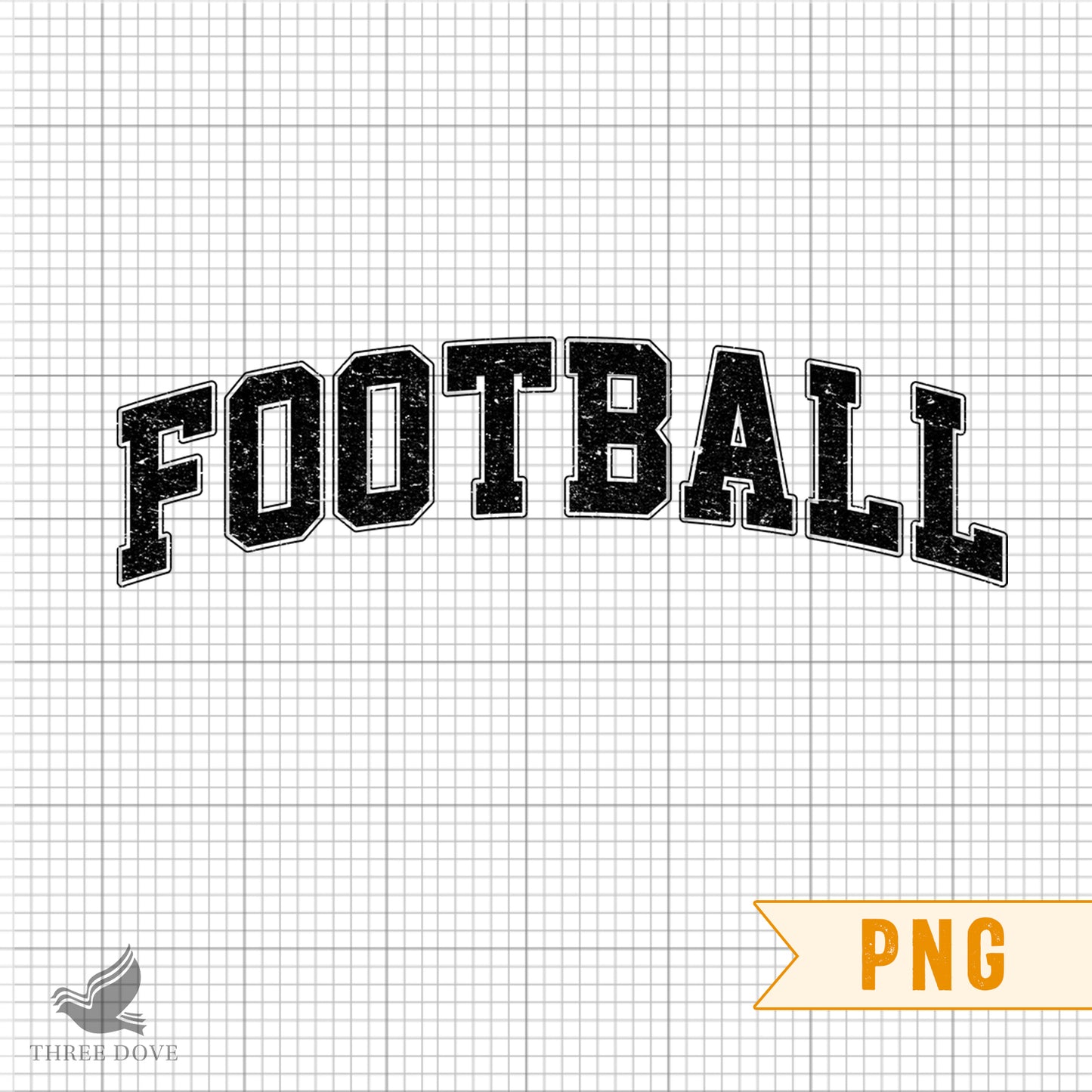 retro football varsity sublimation png